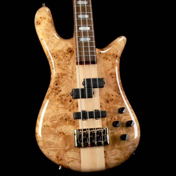 Spector Euro4 LX Electric Bass Natural Poplar Burl Online