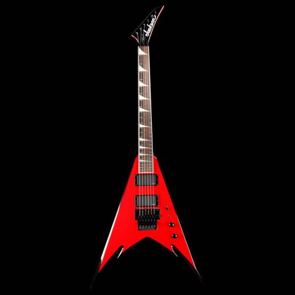 Jackson PDX-2 Demmelition King V Red with Black Bevels For Cheap