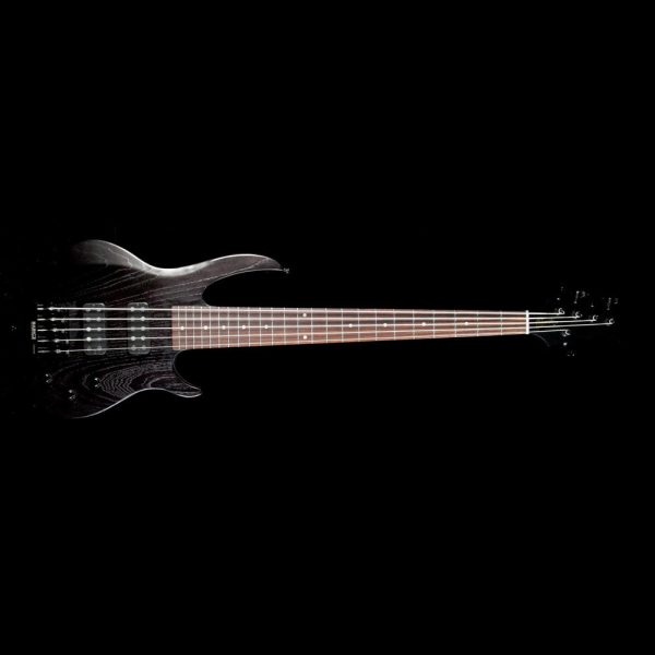 Gibson 2018 EB 5-String Electric Bass Guitar Satin Trans Black Online Hot Sale