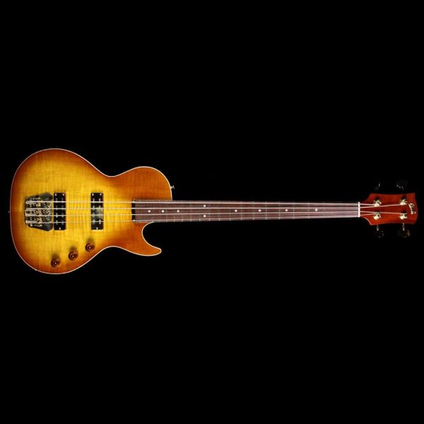 B&G Guitars Big Sister Electric Bass Guitar Honey Burst For Discount