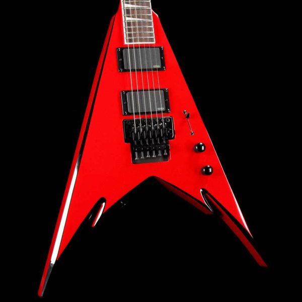 Jackson PDX-2 Demmelition King V Red with Black Bevels For Cheap