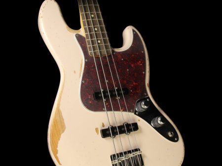 Fender Flea Signture Jazz Bass Roadworn Shell Pink Hot on Sale