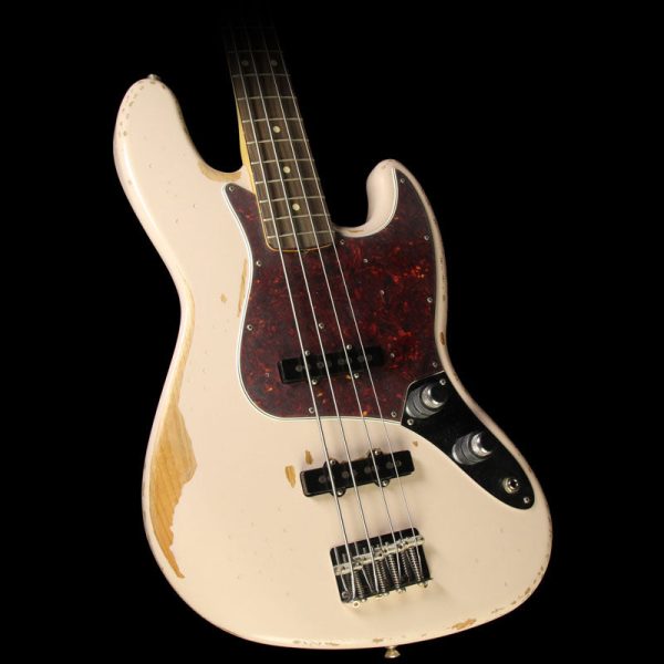 Fender Flea Signture Jazz Bass Roadworn Shell Pink Hot on Sale