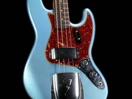 Fender Custom Shop 1960 Jazz Bass Journeyman Relic Faded Aged Lake Placid Blue Online now