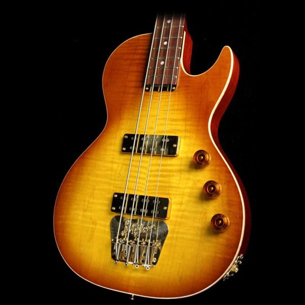 B&G Guitars Big Sister Electric Bass Guitar Honey Burst For Discount