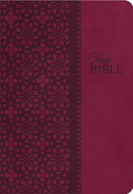 Nelson: KJV, End-of-Verse Reference Bible, Personal Size, Giant Print, Imitation Leather, Burgundy, Red Letter Edition [2015] Supply