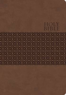 Nelson: KJV, End-of-Verse Reference Bible, Personal Size, Giant Print, Imitation Leather, Brown, Red Letter Edition [2015] Online Sale