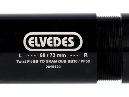 Elvedes BB30 PF30 Twist Fit BB -> DUB Online Hot Sale