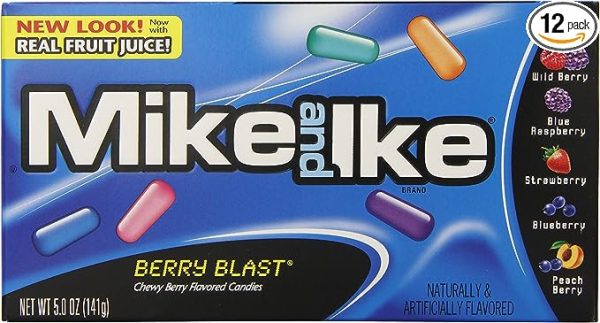 Mike and Ike - Berry Blast 12 X 141GM Sale