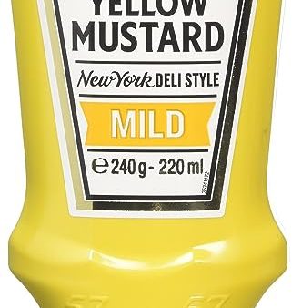 Heinz yellow mustard mild 8x220ml Online Hot Sale