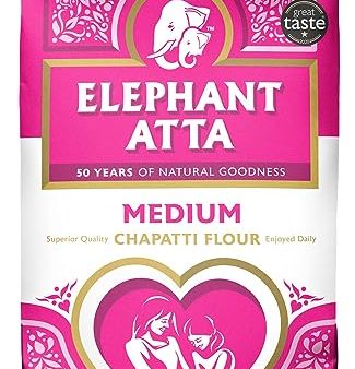 Elephant Atta Medium Chapatti Flour - 5kg Hot on Sale