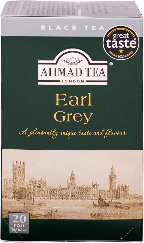 Ahmad Tea Earl Grey Tea Pack of 4x20 s Hot on Sale