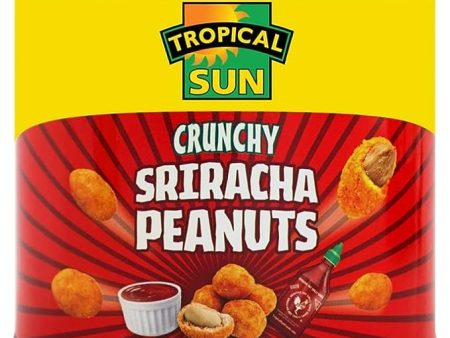 Tropical sun crunchy sriracha peanuts 6x140g Online Sale