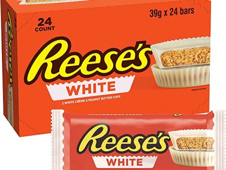 White Reese s Peanut Butter Cups 39 g (Pack of 24) Supply