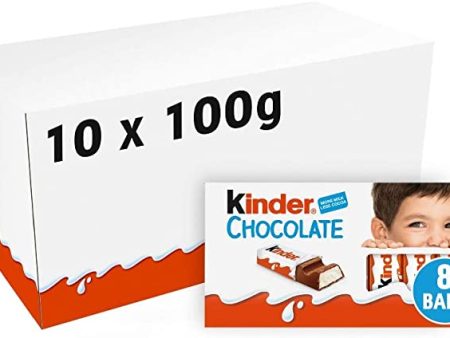 Kinder Chocolate T8 10 x 100gm Hot on Sale