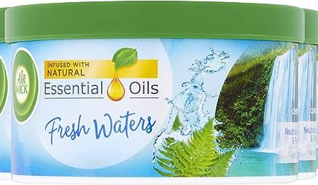 Air Wick Scented Gel Room Freshener Fresh Water Pack of 12x70g Online