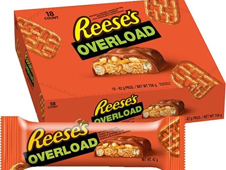 Reese s Overload, 42 g - Pack of 18, Sale