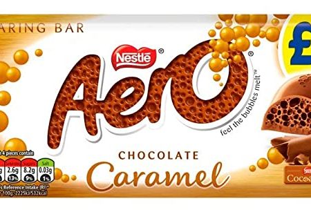 Aero Caramel Chocolate Sharing Bar Pack of 15x90g Online Hot Sale