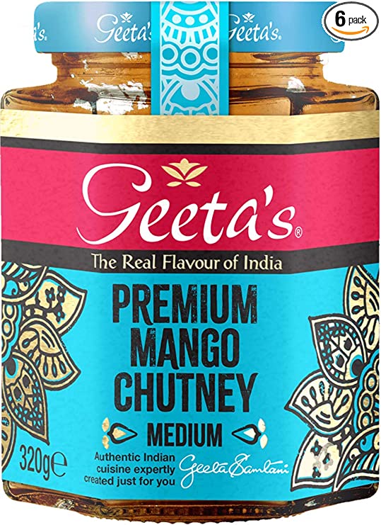 Geeta s Premium Mango Chutney 230g, (Pack of 6) Online Sale