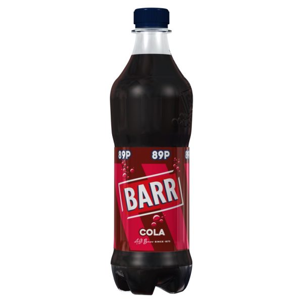 BARR Cola Flavour Fizzy Soft Drink Pack of 12x500ml Hot on Sale