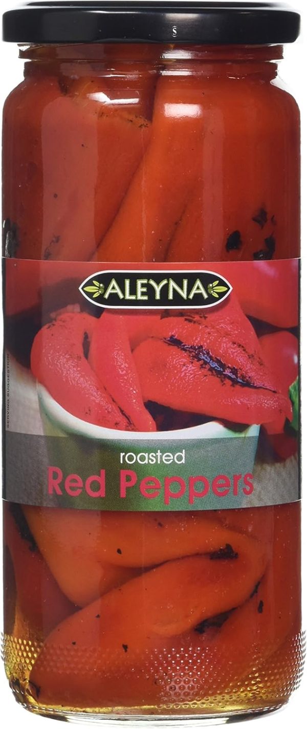 Aleyna Red Roasted Peppers Pack of 6x480g For Cheap