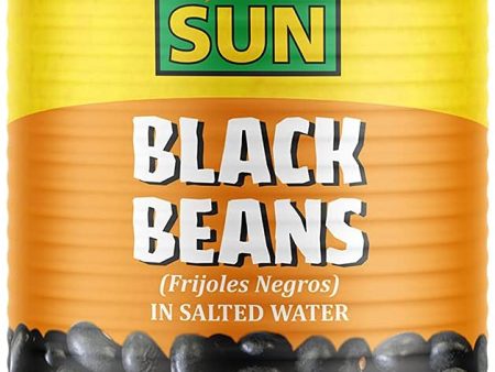 Tropical Sun Black Beans 400 g cans (pack of 12) For Cheap