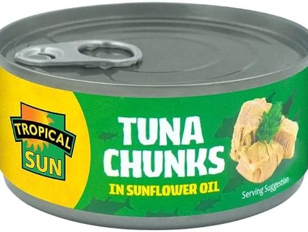 Tropical Sun Tuna Steak in Sunflower Oil 160g Box of 6 Online